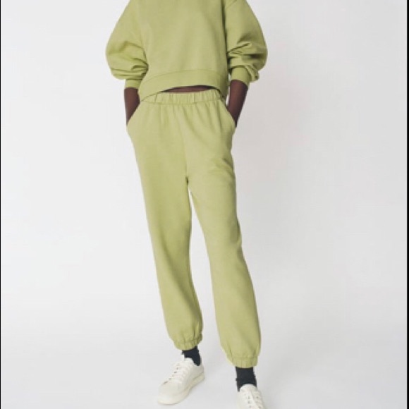 Lime Green Zara Sweatpants Size Womens 